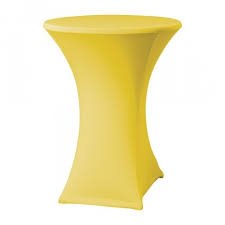 Nappe table haute Samba - Jaune